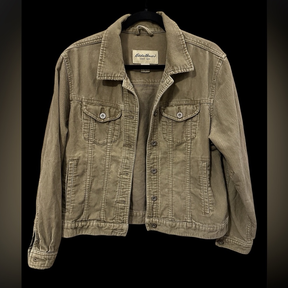 Tan Corduroy Jacket by Eddie Bauer. EUC